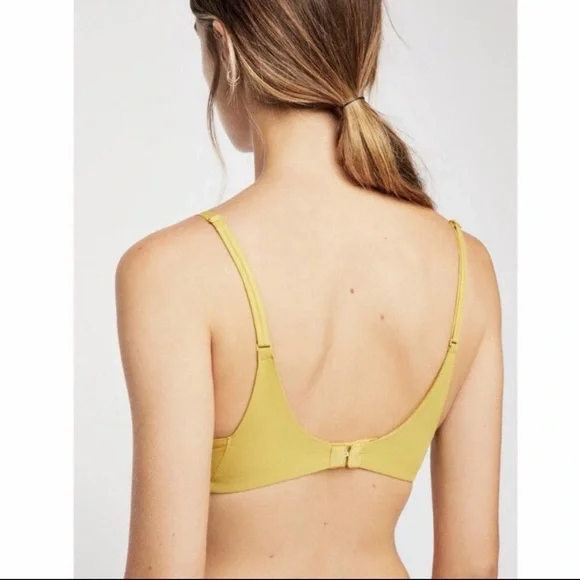 Free People Mustard Yellow Soft-Cup Bralette - Picture 6 of 6